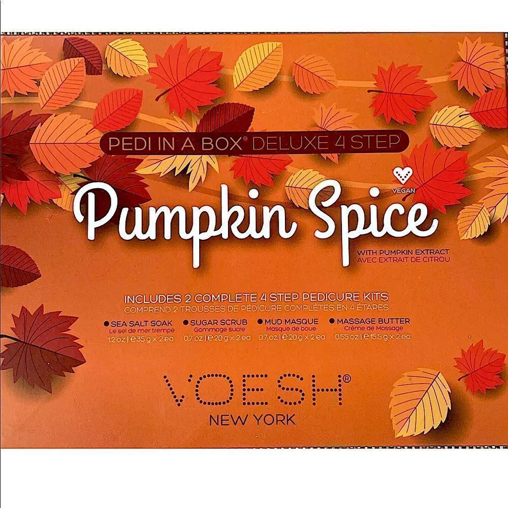 VOESH New York's Pumpkin Spice Pedi In a Box 4 Step - Picture 6 of 6